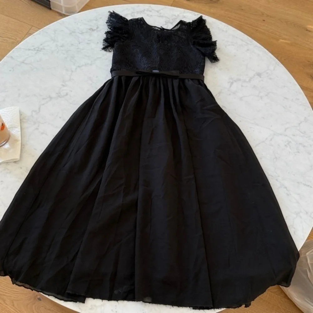 girls formal dress size 7 Dresses | Black Lace Wedding Holiday Party Tulle Skirt dillards dresses for girls 7 16
